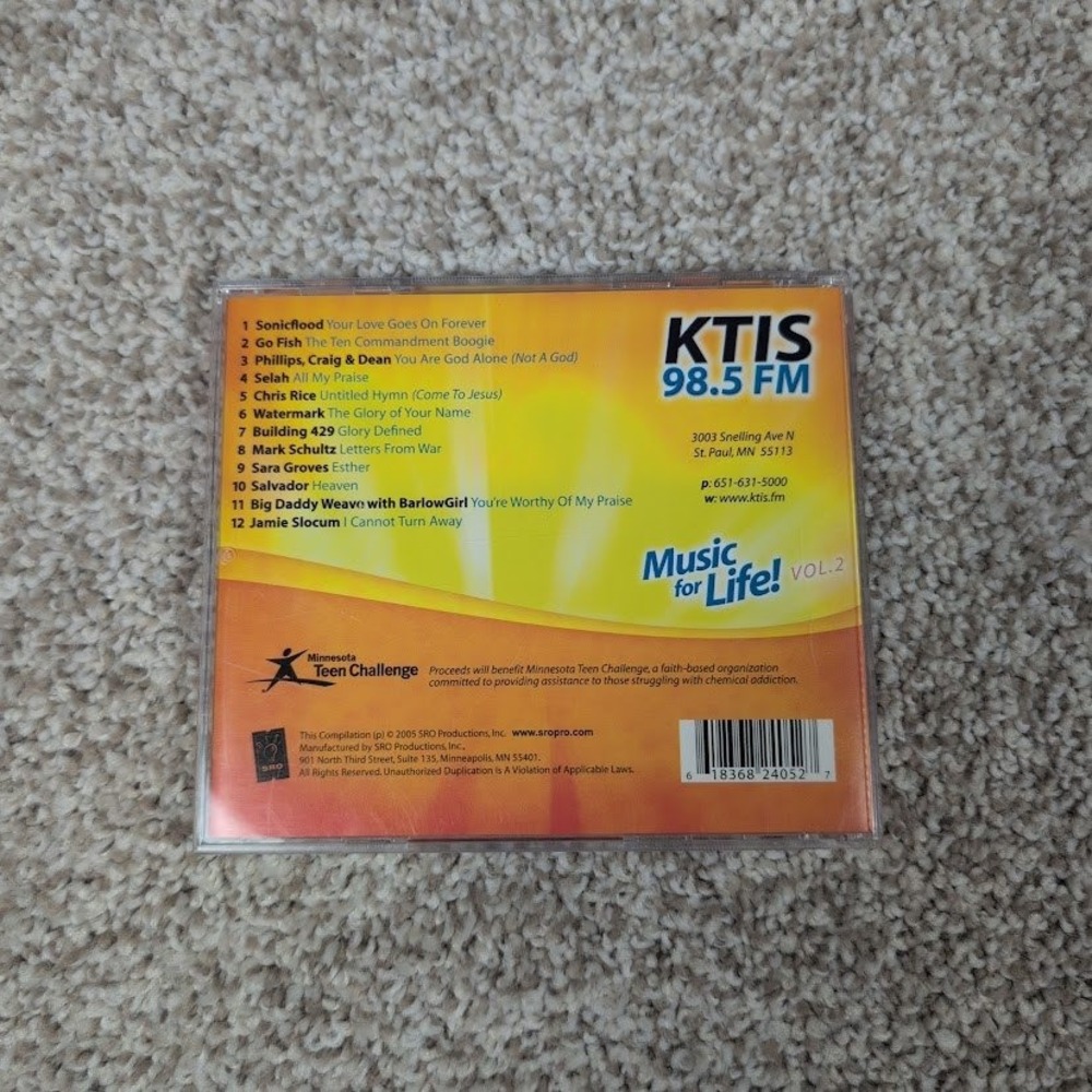 Music for Life Vol 2 Ktis 98.5 FM CD Compilation Album Christian Worship - Picture 3 of 4